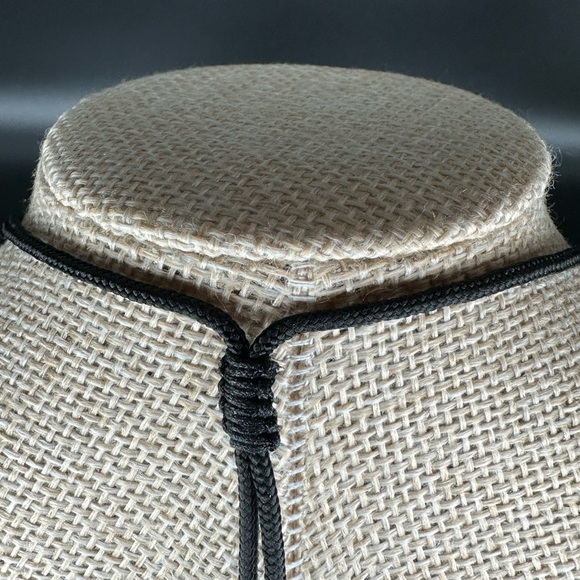 Tai Chi Stone Butterfly Pendant Necklace with Silver and Cinnabar on Rope - Picture 12 of 12